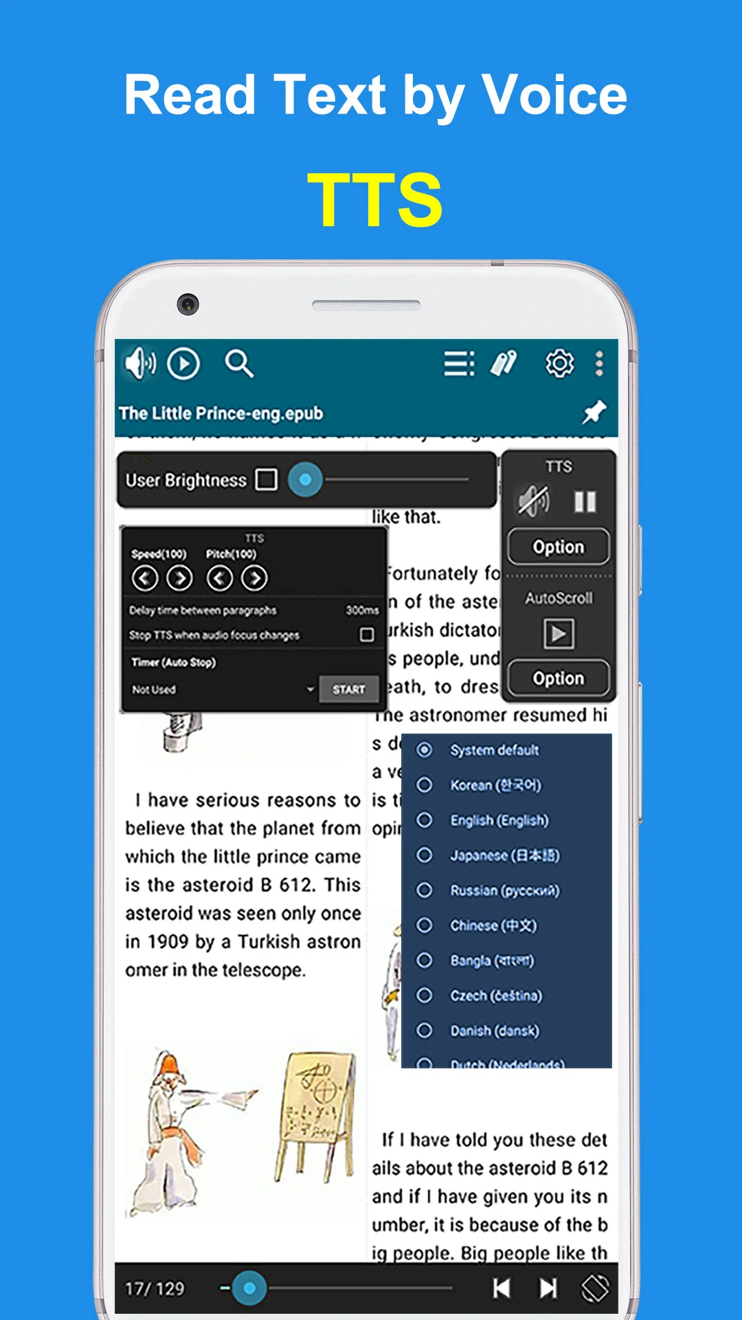 CherieViewer-TTS,EPUB,Comic screenshot