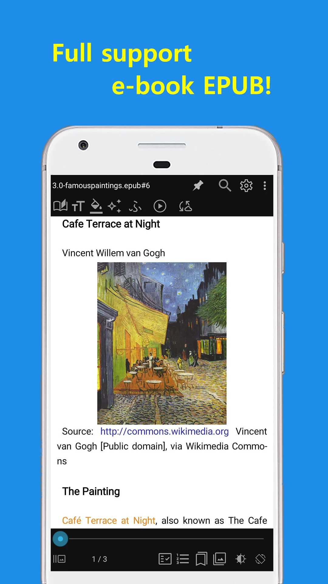 CherieViewer-TTS,EPUB,Comic screenshot